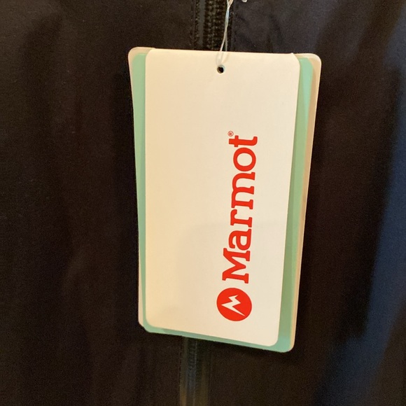 NWT Marmot PreCip Women's Lightweight Rain Jacket Extra Large XL Black New - Picture 9 of 13